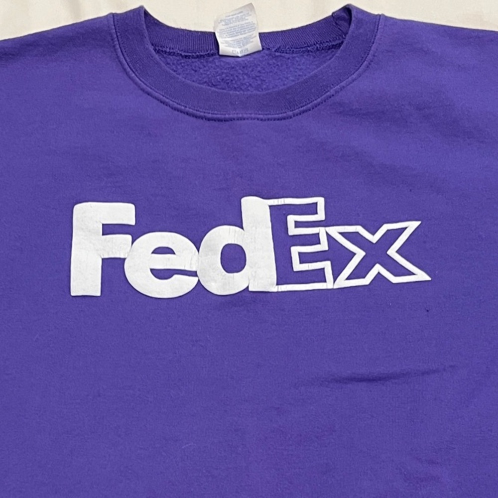FedEx purple Logo Crewneck Sweatshirt - Men's